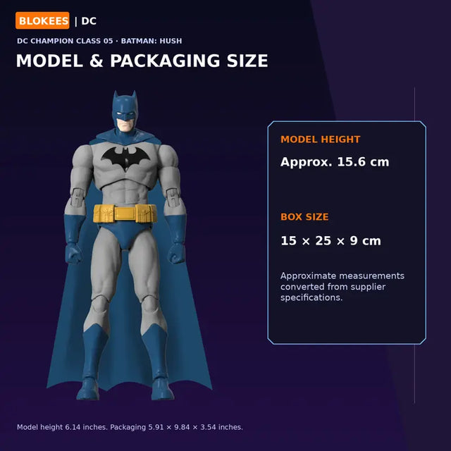 Blokees Champion Class 05 Batman Hush model figure