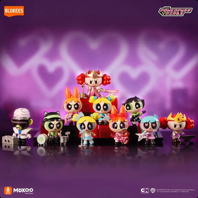 Powerpuff Girls MOKOO Cute Beats nine-box collectible set