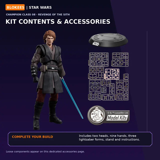 Blokees Star Wars Champion Class Anakin Skywalker building kit