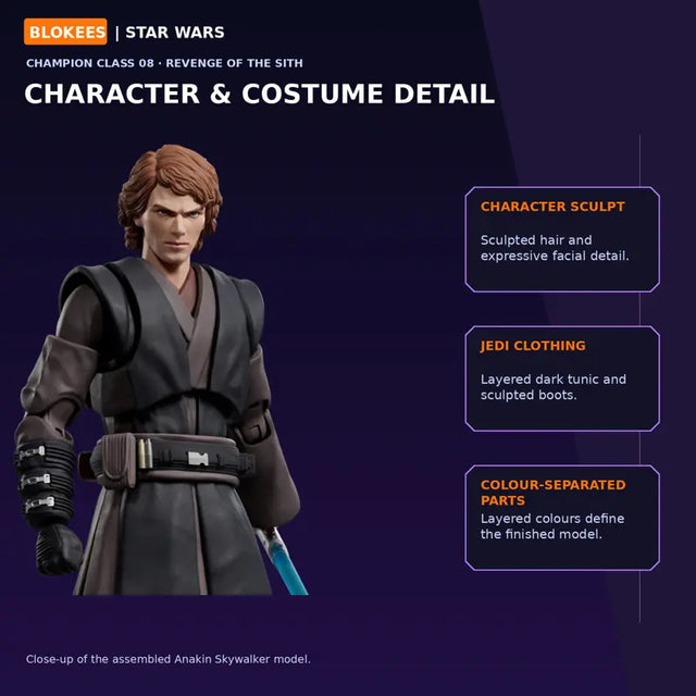 Star Wars Anakin Skywalker Blokees character model kit