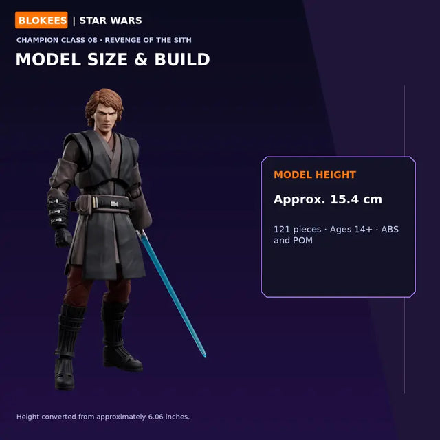 Blokees Star Wars Anakin Skywalker Champion Class 08 figure