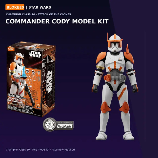 Blokees Clone Commander Cody Star Wars buildable model figure