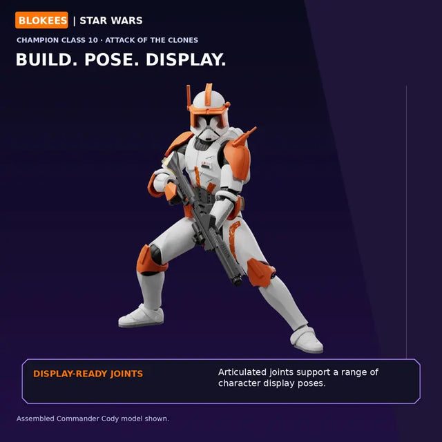 Clone Commander Cody Star Wars model kit by Blokees