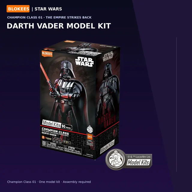 Darth Vader from Star Wars model kit by Blokees