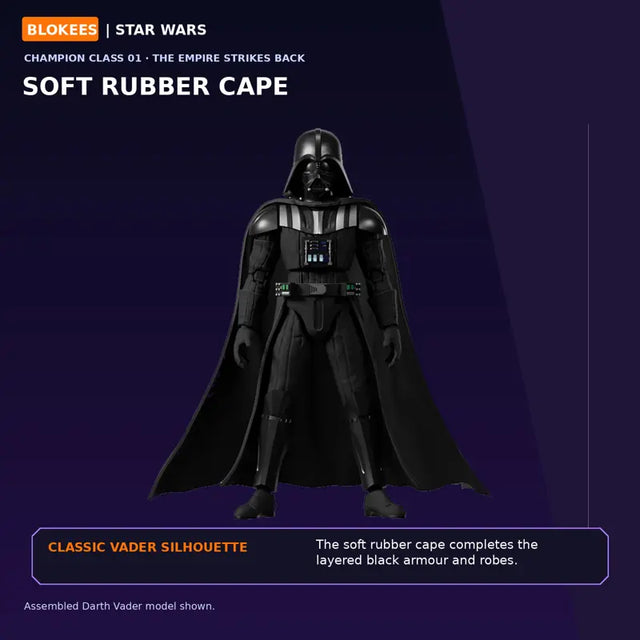 Blokees Champion Class 01 Darth Vader collectible display figure
