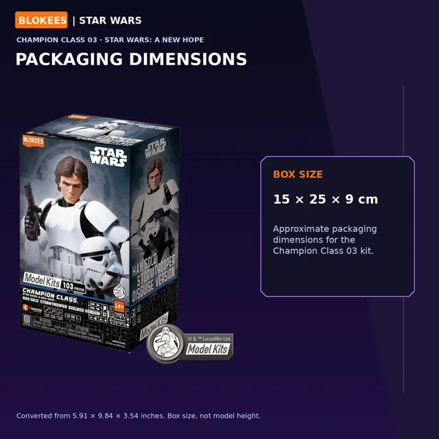 Blokees Han Solo Stormtrooper outfit Star Wars buildable model