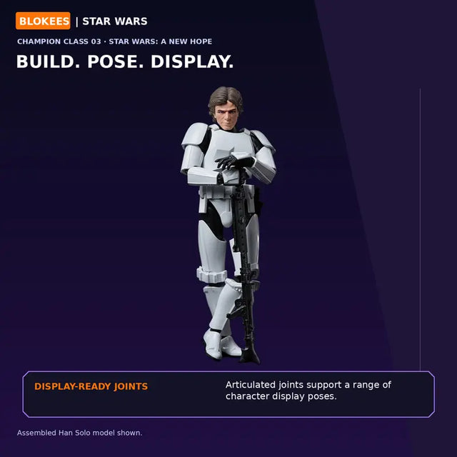Blokees Star Wars Champion Class Han Solo Stormtrooper model