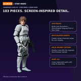 Luke Skywalker in Stormtrooper disguise Star Wars Blokees collectible figure