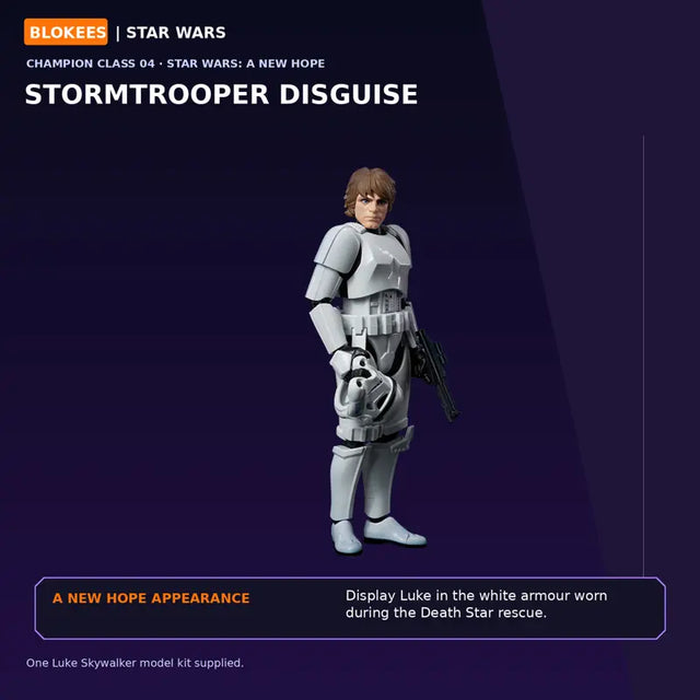 Luke Skywalker Stormtrooper Disguise Blokees Star Wars building kit