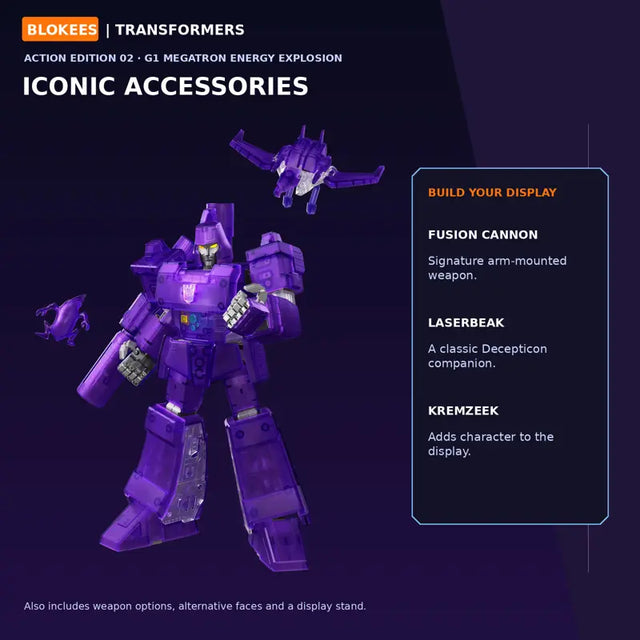 Blokees G1 Megatron Action Edition 02 buildable figure