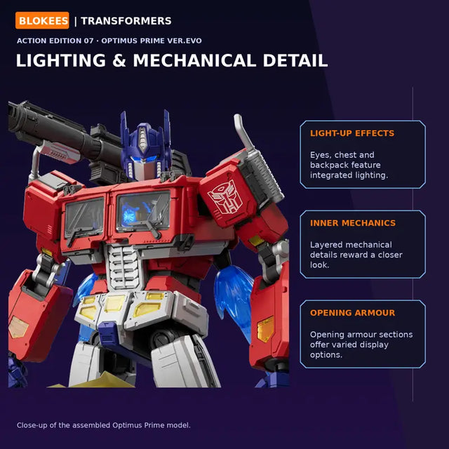 Transformers Blokees Optimus Prime EVO collectible building figure