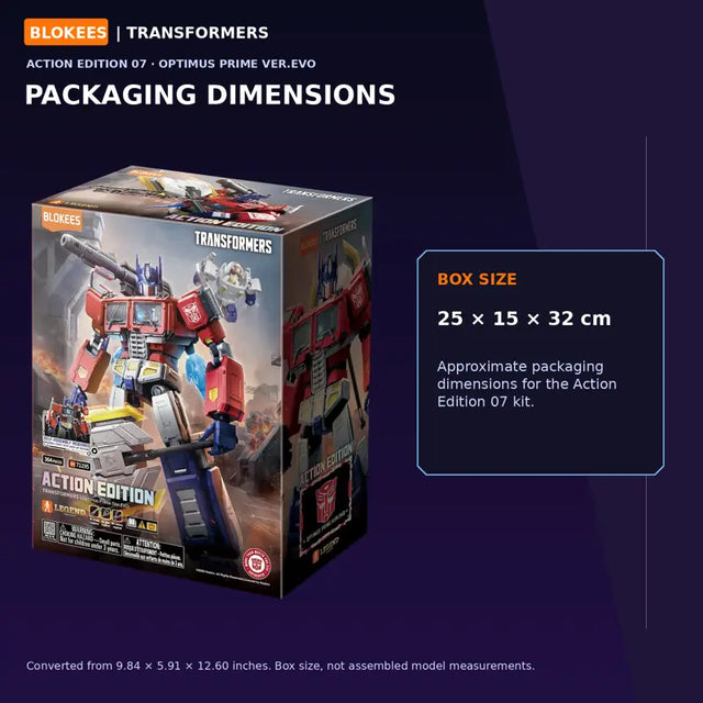 Action Edition 07 Optimus Prime Ver.EVO Blokees Transformers figure
