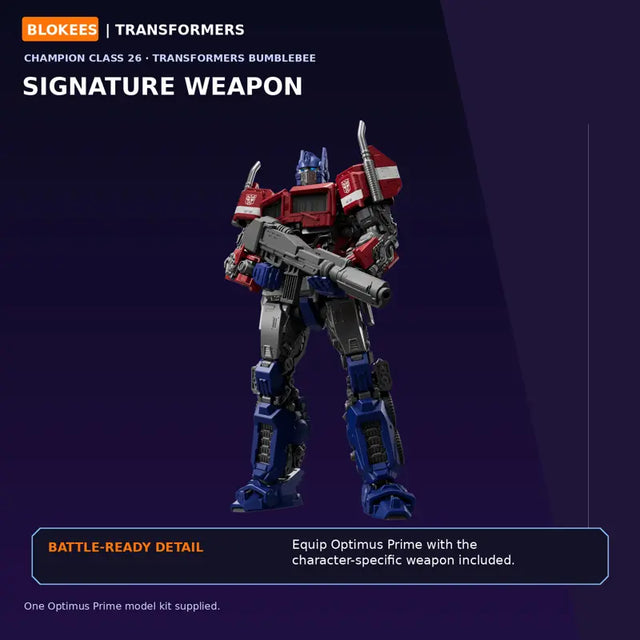 Blokees Transformers Optimus Prime Champion Class 26 collectible kit