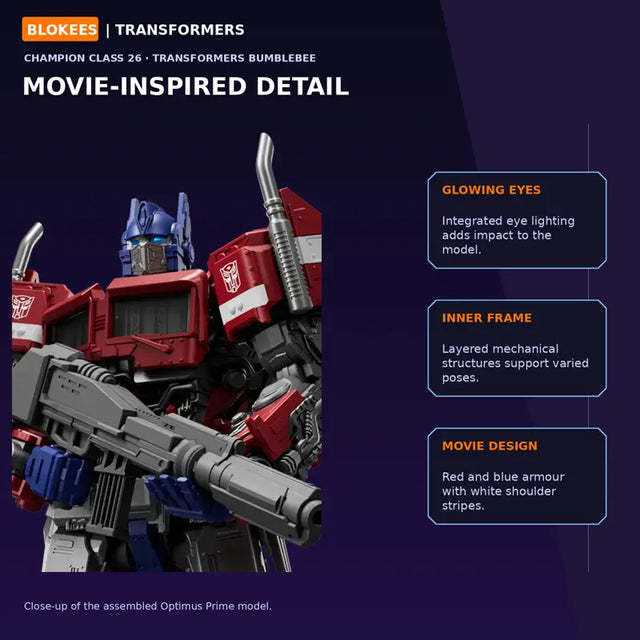 Bumblebee movie Optimus Prime Blokees model figure