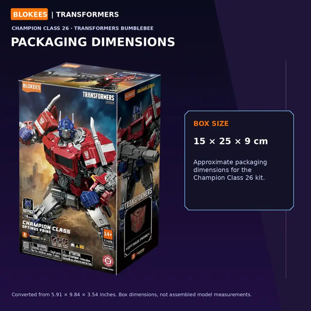 Transformers Optimus Prime movie-inspired model by Blokees
