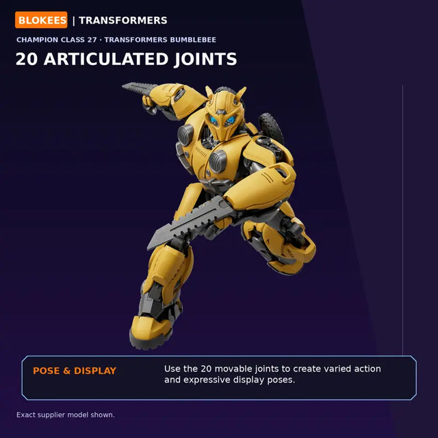 Bumblebee Movie Bumblebee figure by Blokees Champion Class