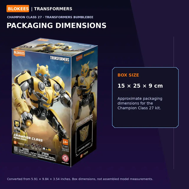Bumblebee from Transformers Bumblebee Movie Blokees building figure