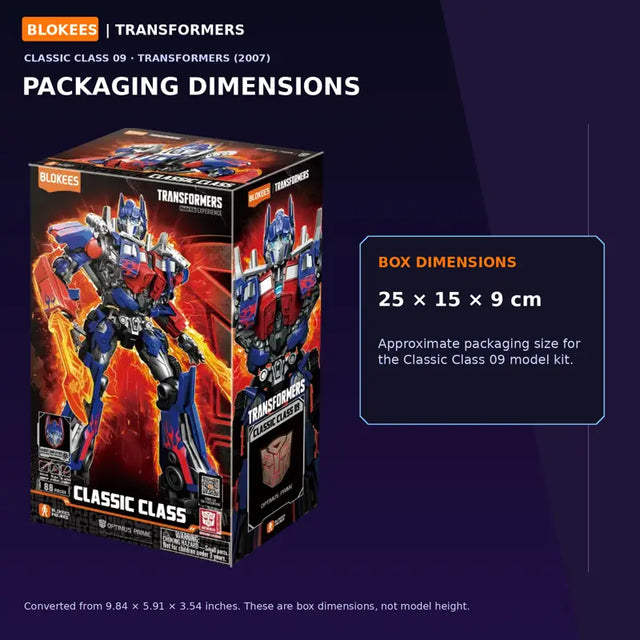 Optimus Prime 2007 Blokees Transformers model kit collectible