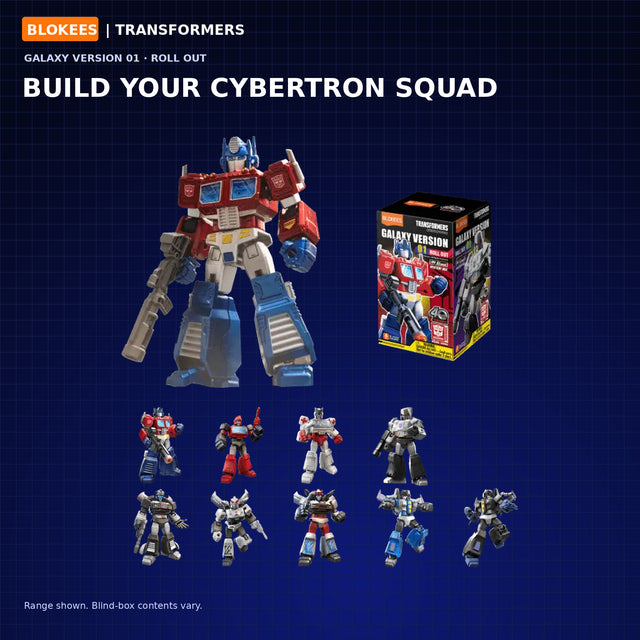 Blokees Transformers Galaxy Version 01 Roll Out character assortment overview