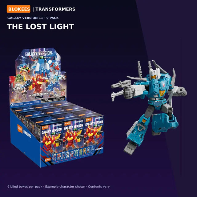 Blokees Transformers Galaxy V11 The Lost Light – 9 Pack collectible model kit assortment