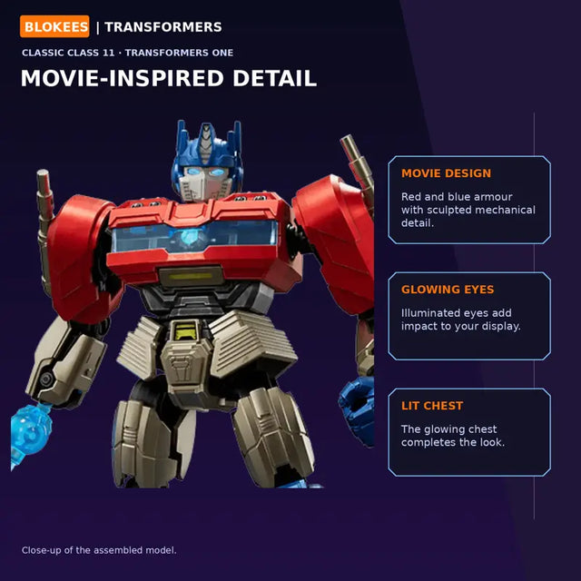 Transformers One Optimus Prime model kit by Blokees