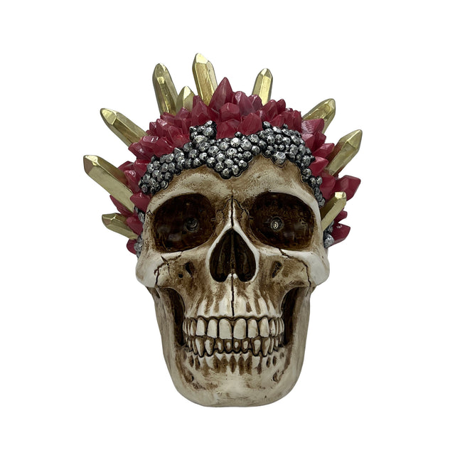 Bloodstone skull LED horror lamp gothic home decor spooky lighting