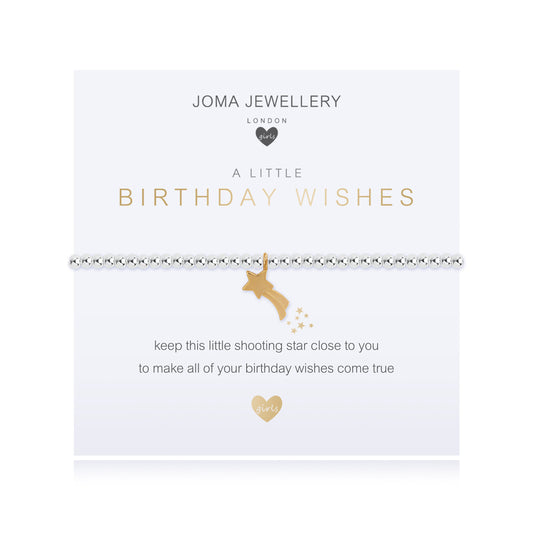 Joma Jewellery Bracelet - Children's A Little 'Birthday Wishes' Bracelet