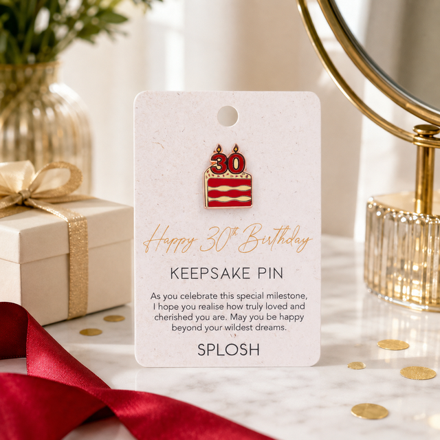 Splosh - Celebration Keepsake Pin - 30