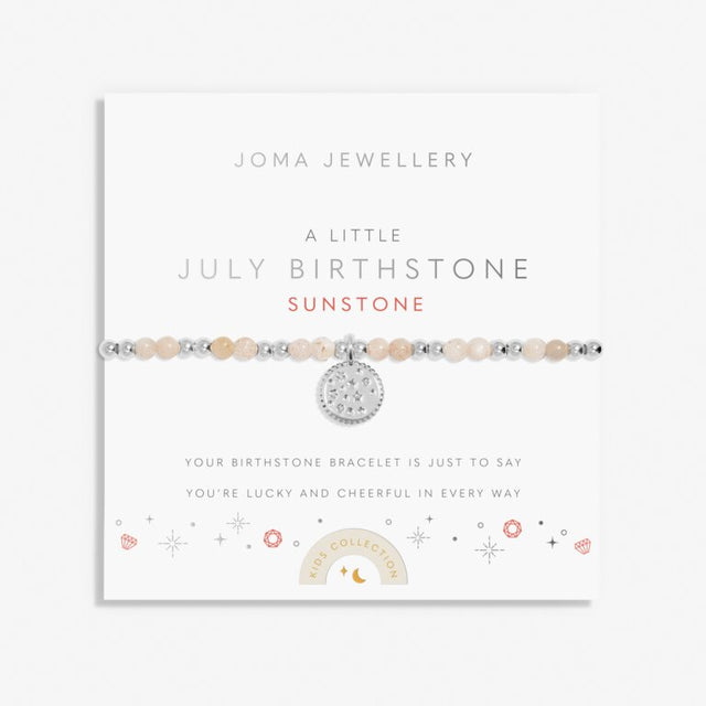 Joma Jewellery Bracelet - Children's A Little 'July' Birthstone