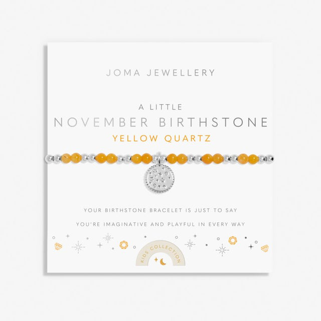 Joma Jewellery Bracelet - Children's A Little 'November' Birthstone