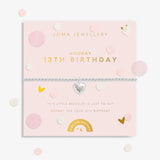 Joma Jewellery A Little Children's Confetti Bracelet - 13th Birthday