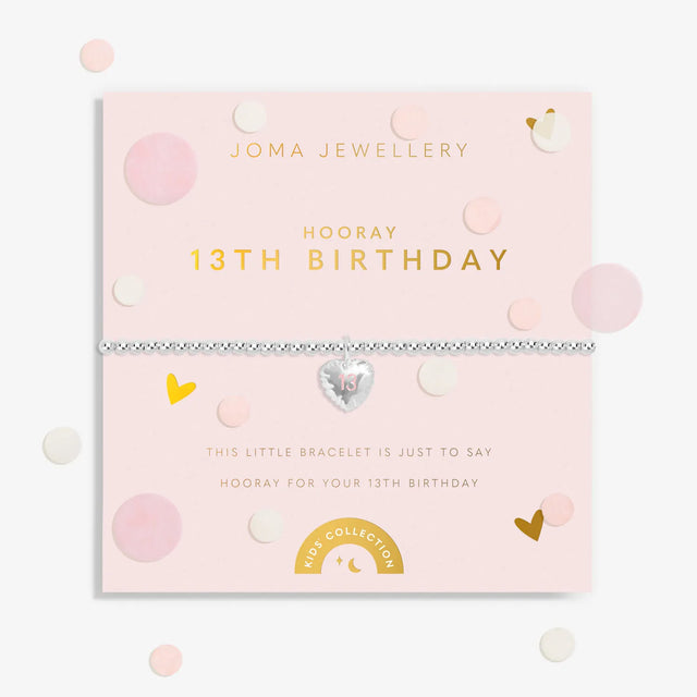 Joma Jewellery A Little Children's Confetti Bracelet - 13th Birthday
