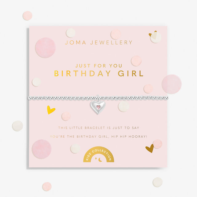 Joma Jewellery A Little Children's Confetti Bracelet - Just for You Birthday Girl