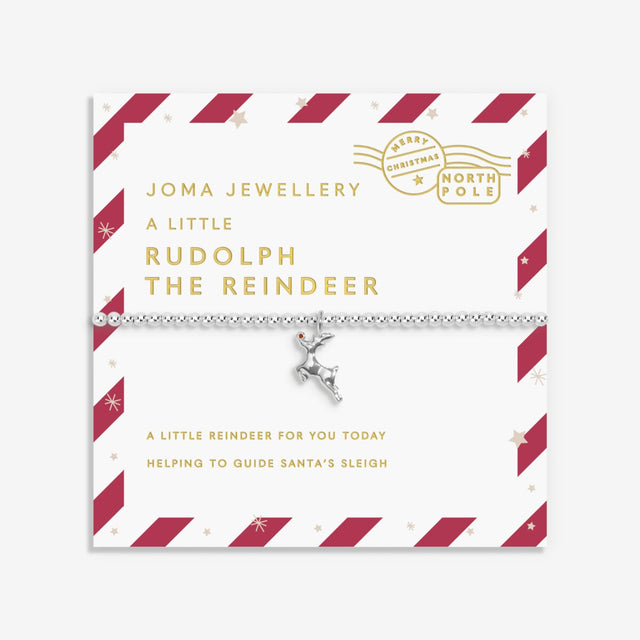 Joma Jewellery Kids' Bracelet - Rudolph The Reindeer - A Little