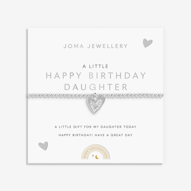 Joma Jewellery Kids' Bracelet - Happy Birthday Daughter - A Little
