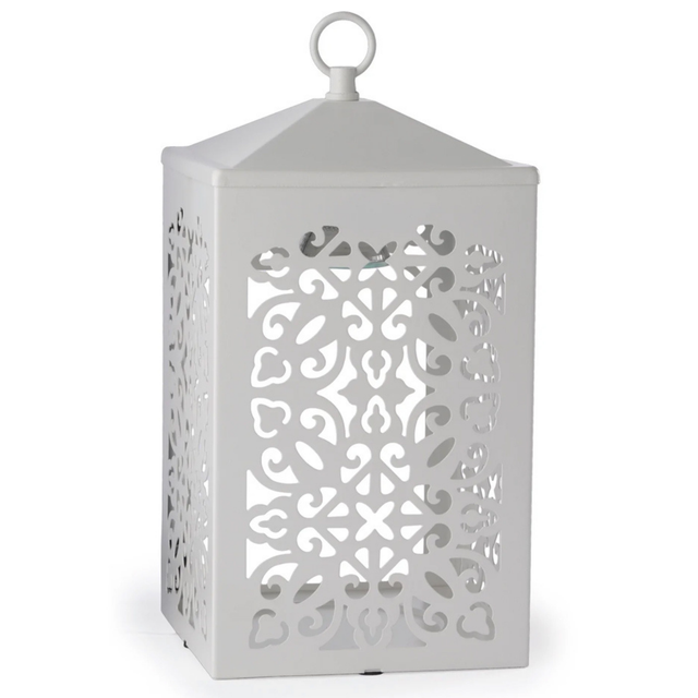 Candle Warmers Etc white Scroll candle warmer lamp