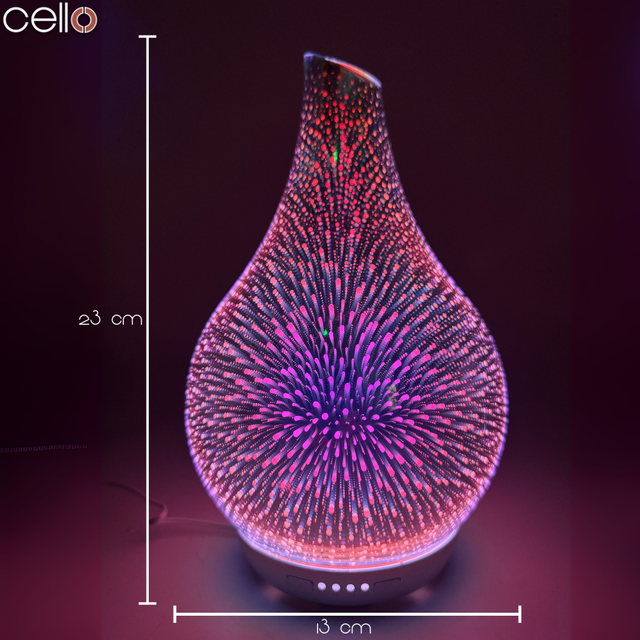 Cello ultrasonic aromatherapy diffuser in a modern home setting