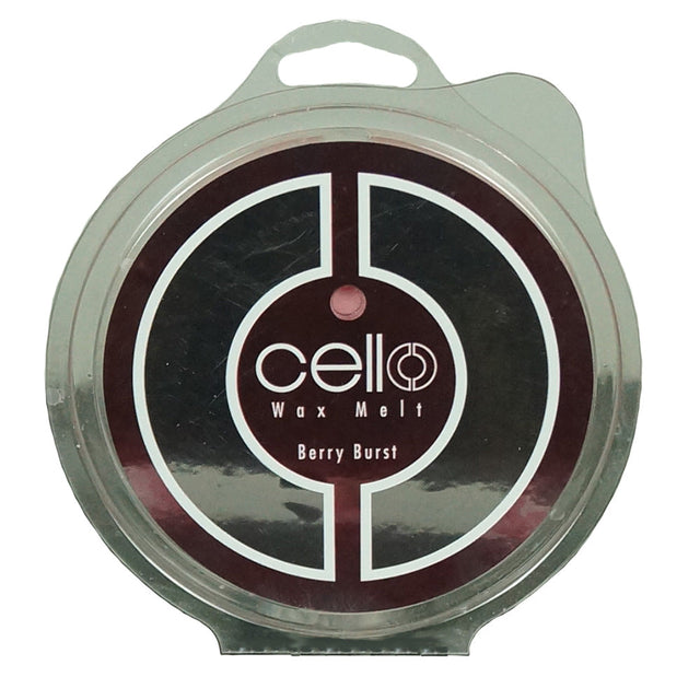 Cello Berry Burst fruity pink wax melt bar 28g