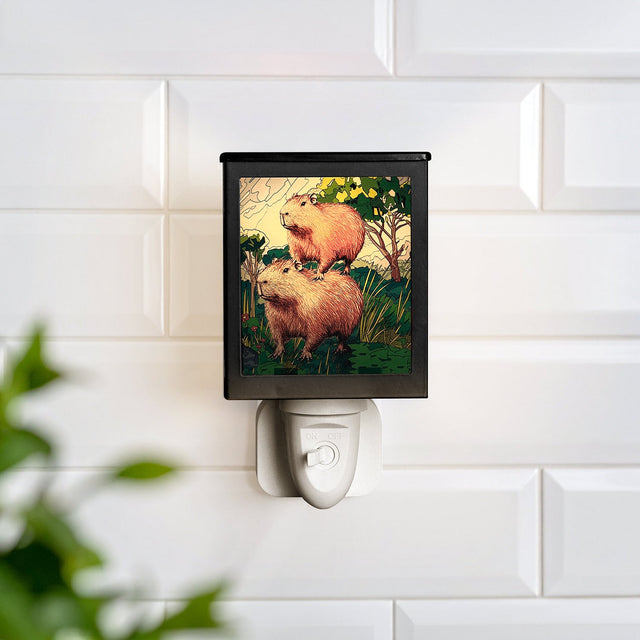 Cello Capybara electric wax burner fitted to an indoor wall socket