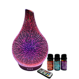 Cello Infinity 3D Ultrasonic Diffuser with 3 Mixology Fragrance Oils