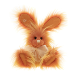 Charlie Bear Butternut plush bunny with bow accessory