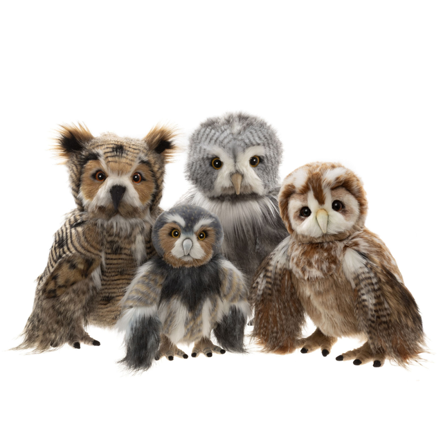 Charlie Bear Flights of Fancy owl collection