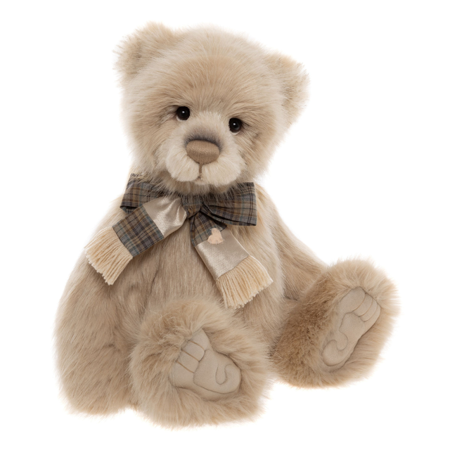 Charlie Bear Jakub Plumo 2026 limited edition collectible teddy bear with scarf