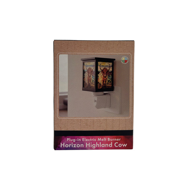 Country style highland cow wax burner charming home accessory