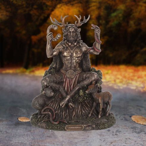 Nemesis Cernunnos and Animals Statue