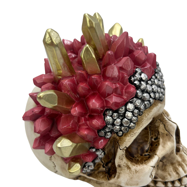 Dark Matters bloodstone skull LED light horror decoration detail