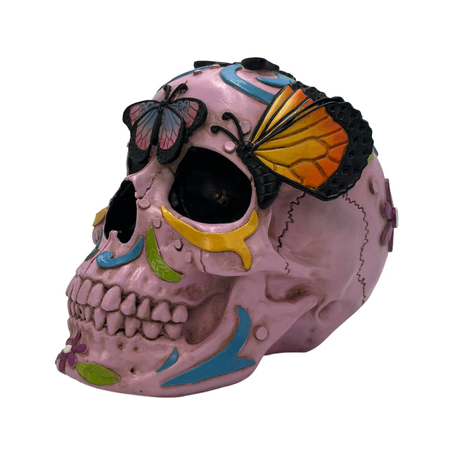 Dark Matters butterfly skull LED light spooky decorative accessory