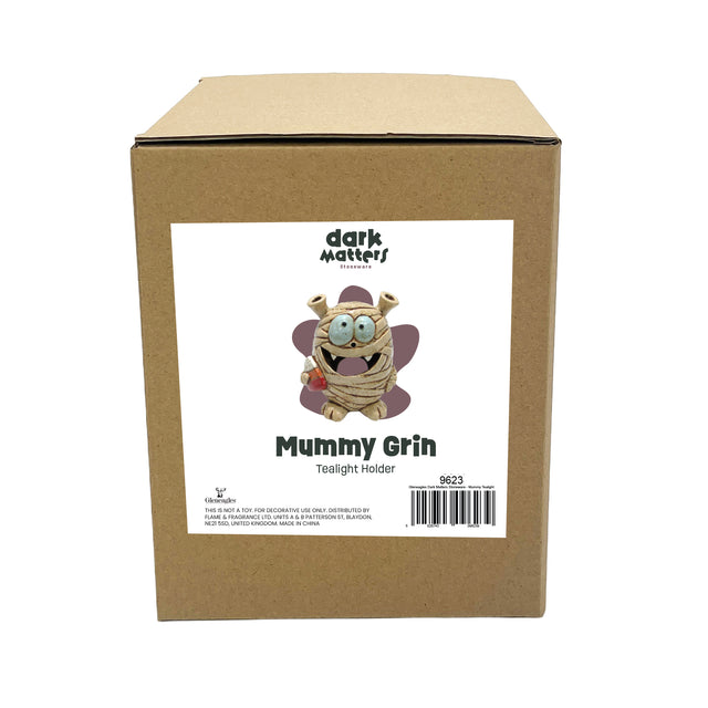 Dark Matters mummy candle holder horror home decoration packaging