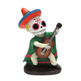 Dark Matters Night Player polyresin figurine Day of the Dead musician decor