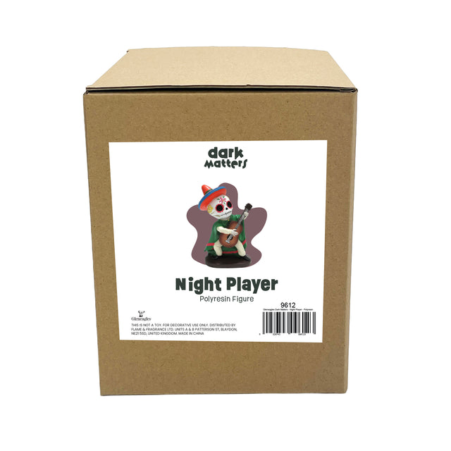 Dark Matters Night Player horror figure spooky collectible ornament packaging